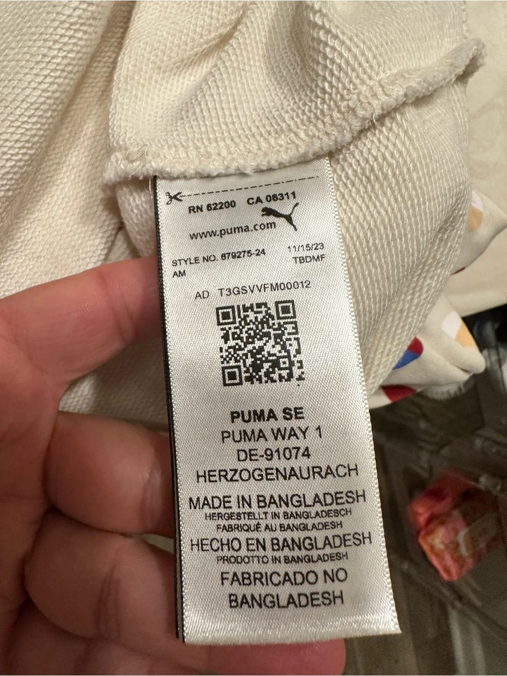 Puma Kids Light Blue Sweatpants